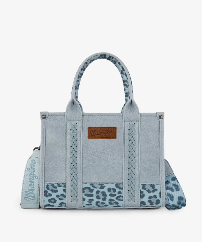 Wrangler Cow Print Crossbody Tote Bag