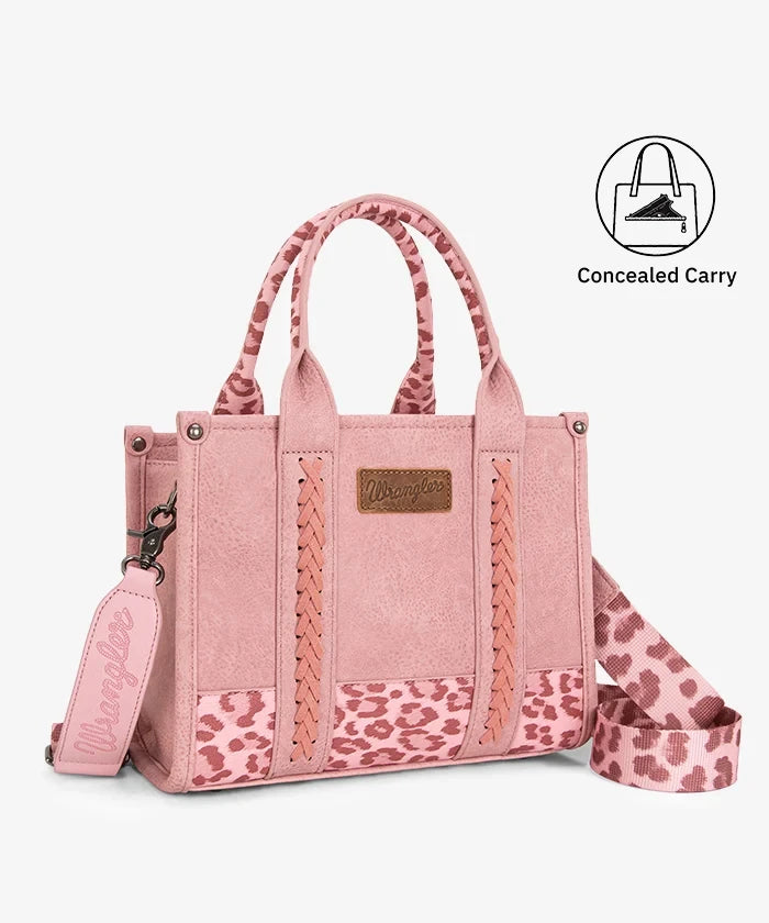 Wrangler Animal Print Concealed Carry Tote Bag