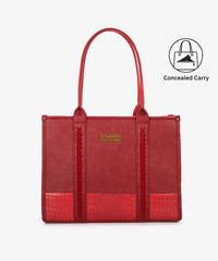 Wrangler Wide Cow Print Tote Bag