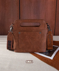 Wrangler Tooled Fringe Crossbody Bag