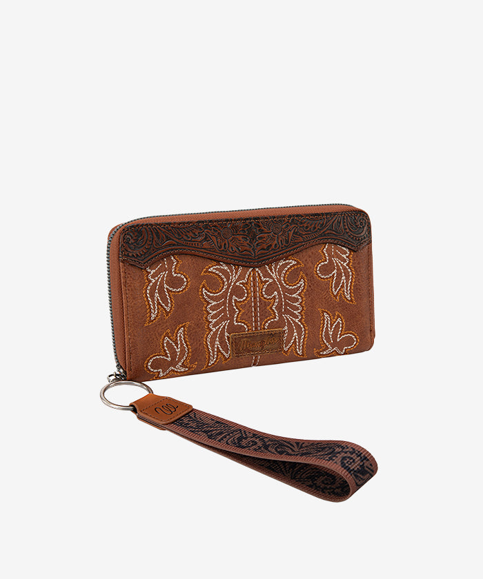 Wrangler Tooled Bifold Wallet - Montana West – Montana West World Wrangler Tooled Bifold Wallet - Montana West – Montana West World