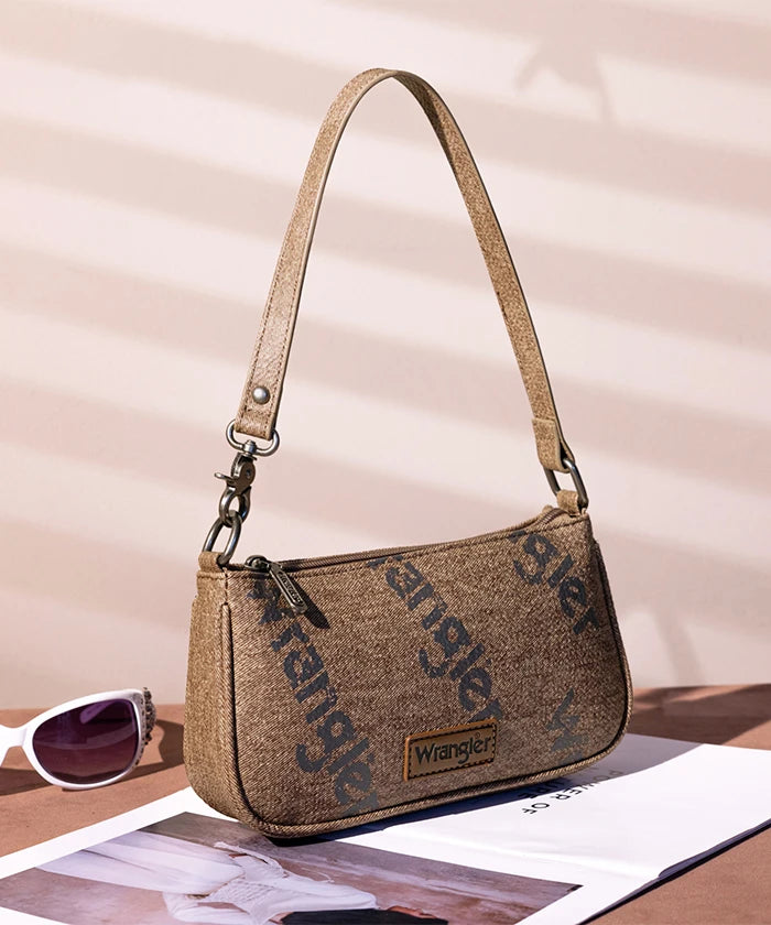 Wrangler shoulder bag in Brown
