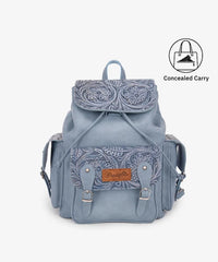Wrangler Floral Tooled Concealed Carry Backpack