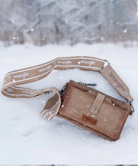 Wrangler Dual Zipper Crossbody Bag
