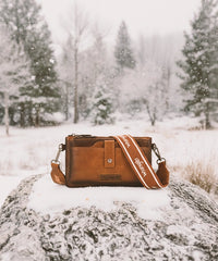 Wrangler Dual Zipper Crossbody Bag