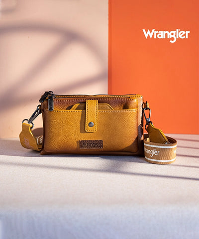 Wrangler Dual Zipper Crossbody Bag