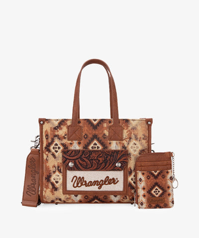 Wrangler_Aztec_Concealed_Carry_Canvas_Tote_Set_Brown
