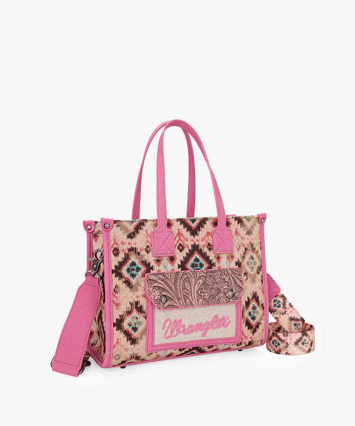 Montana_West_Aztec_Floral_Tooled_Canvas_Tote_Pink