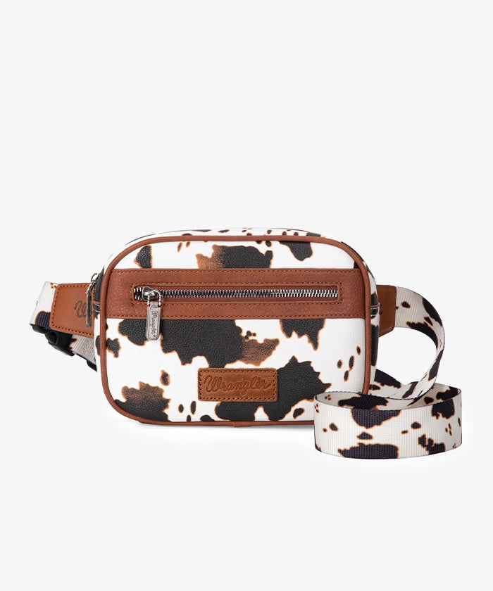 Wrangler Cow Print Belt Bag - Montana West World