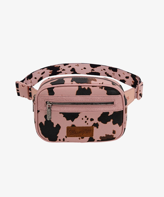 Wrangler_Cow_Print_Belt_Bag_Pink