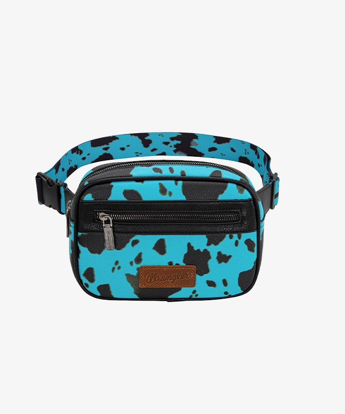 Wrangler Cow Print Belt Bag - Montana West World