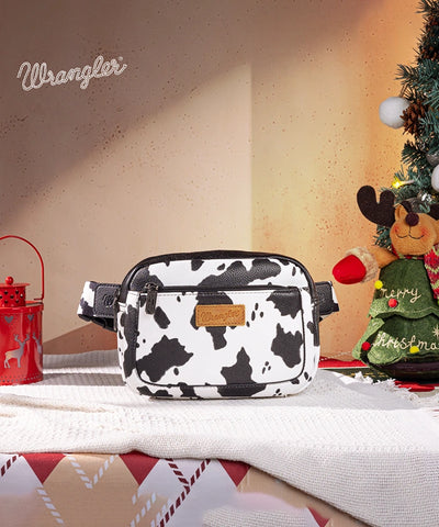 Wrangler Cow Print Fanny Pack