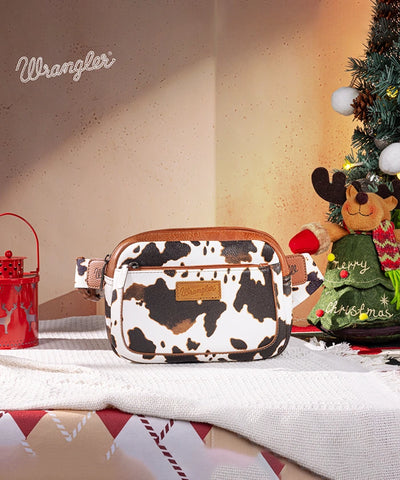 Wrangler Cow Print Fanny Pack