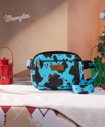 Wrangler Cow Print Fanny Pack