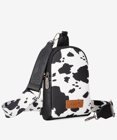 Wrangler Cow Print Sling Bag - Montana West World