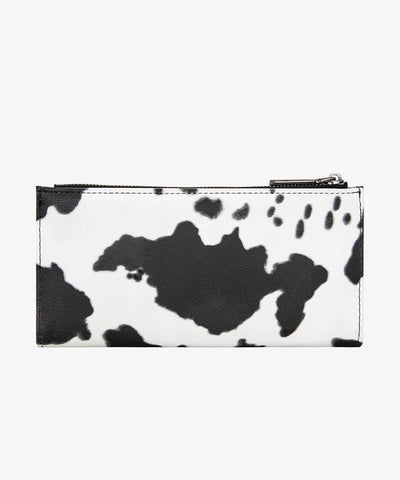 Wrangler Cow Print Zip Wallet - Montana West World