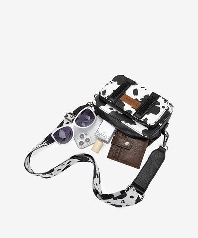 Wrangler_Cow_Print_Crossbody_Bag_Black