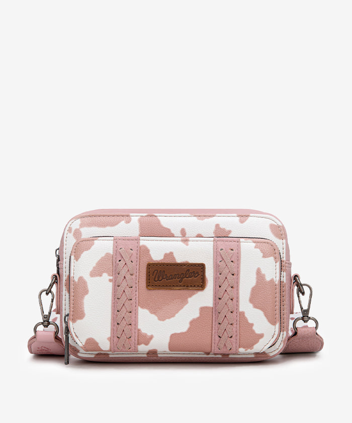 Wrangler Cow Print Crossbody Bag