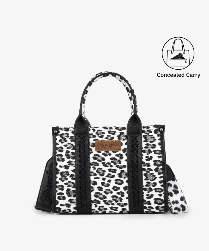Wrangler Animal Print Concealed Carry Tote Bag
