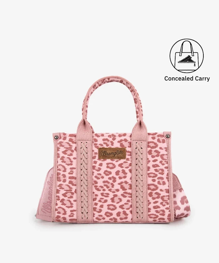 Wrangler Animal Print Concealed Carry Tote Bag