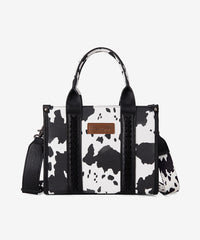 Wrangler Cow Print Concealed Tote Bag - Montana West World