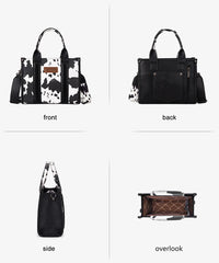 Wrangler Cow Print Concealed Crossbody Bag