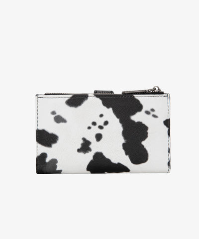 Wrangler Cow Print Button Wallet - Montana West World