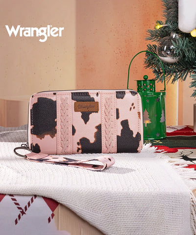 Wrangler Cow Print Wallet