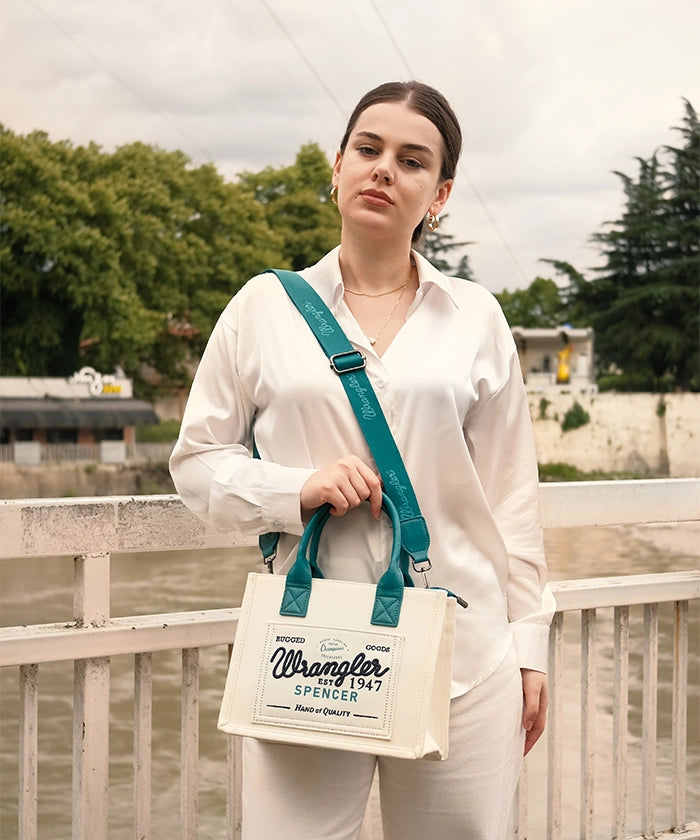 Wrangler Canvas Crossbody Purse-Country Glam Outfits