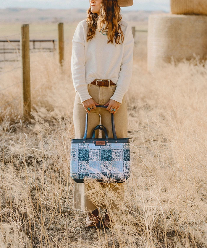 Wrangler Paisley Carry Tote Bag