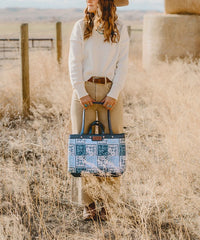 Wrangler Paisley Carry Tote Bag