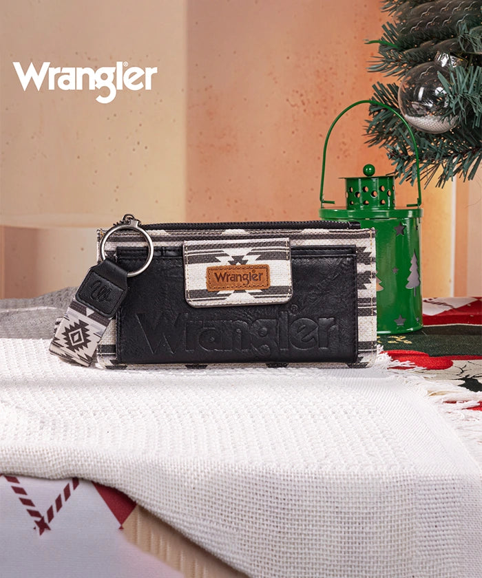 Wrangler Aztec Print Wristlet