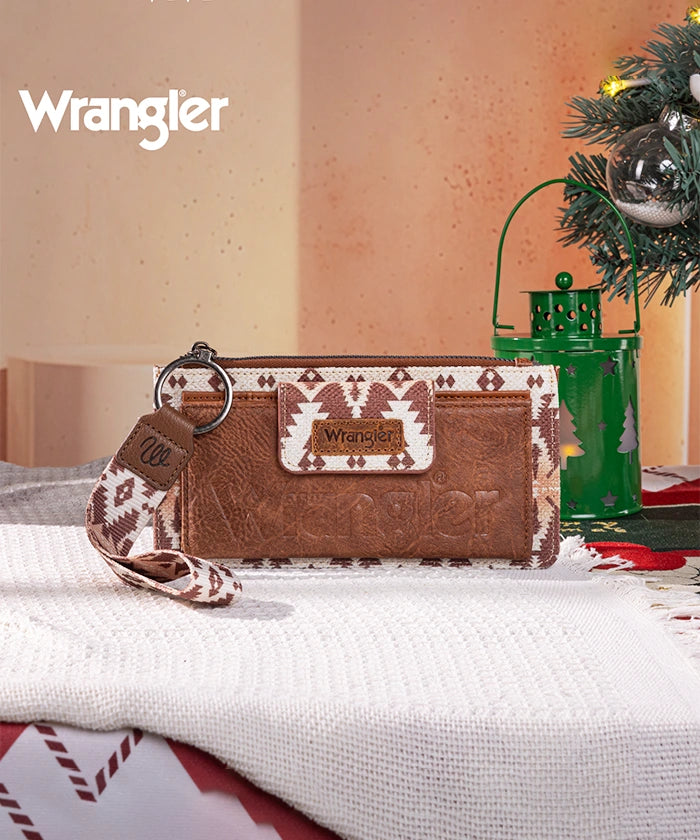 Wrangler Aztec Print Wristlet