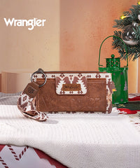 Wrangler Aztec Print Wristlet