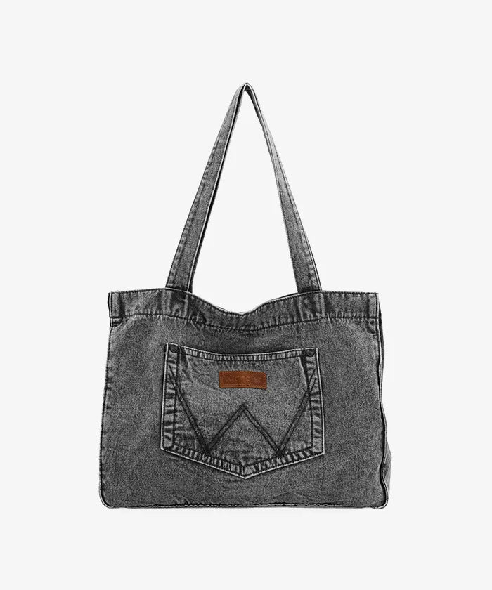 Wrangler W Stitch Denim Tote Bag