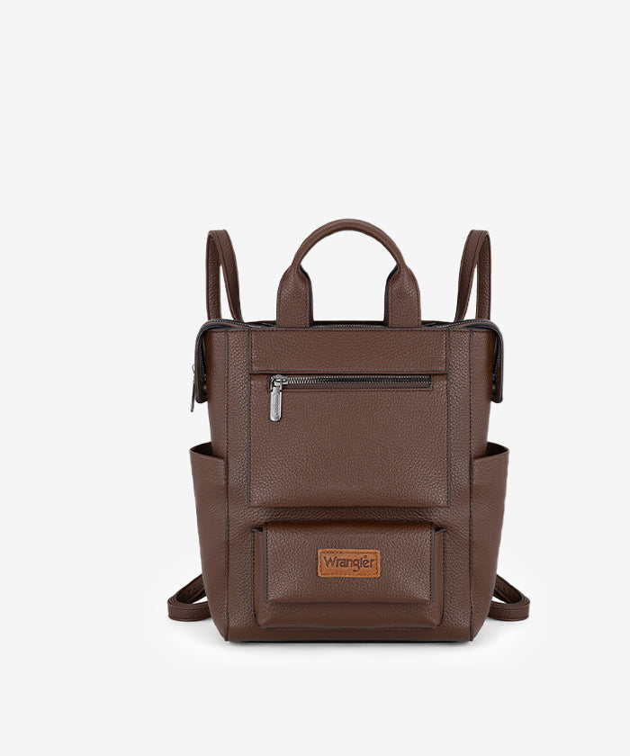 Wrangler Convertible Leather Backpack