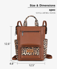 Wrangler Convertible Leather Backpack