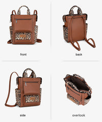 Wrangler Convertible Leather Backpack
