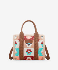 Wrangler_Southwestern_Sherpa_Trim_Crossbody_Purse_Brown