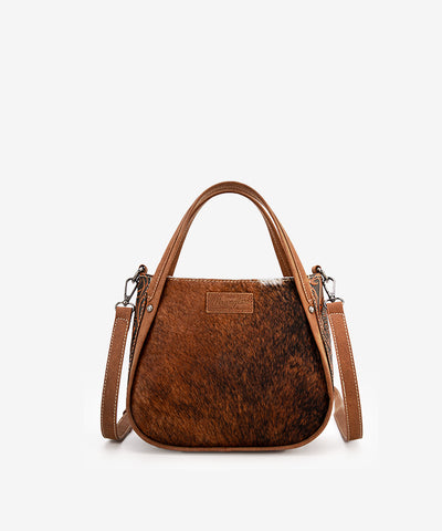 Wrangler Genuine Hair-On Cowhide Tote Bag