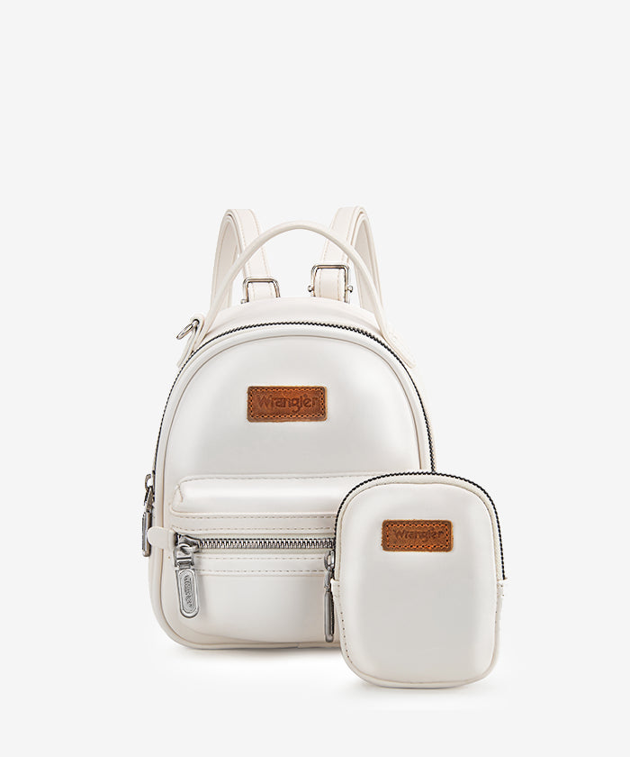 Wrangler Leather Mini Backpack