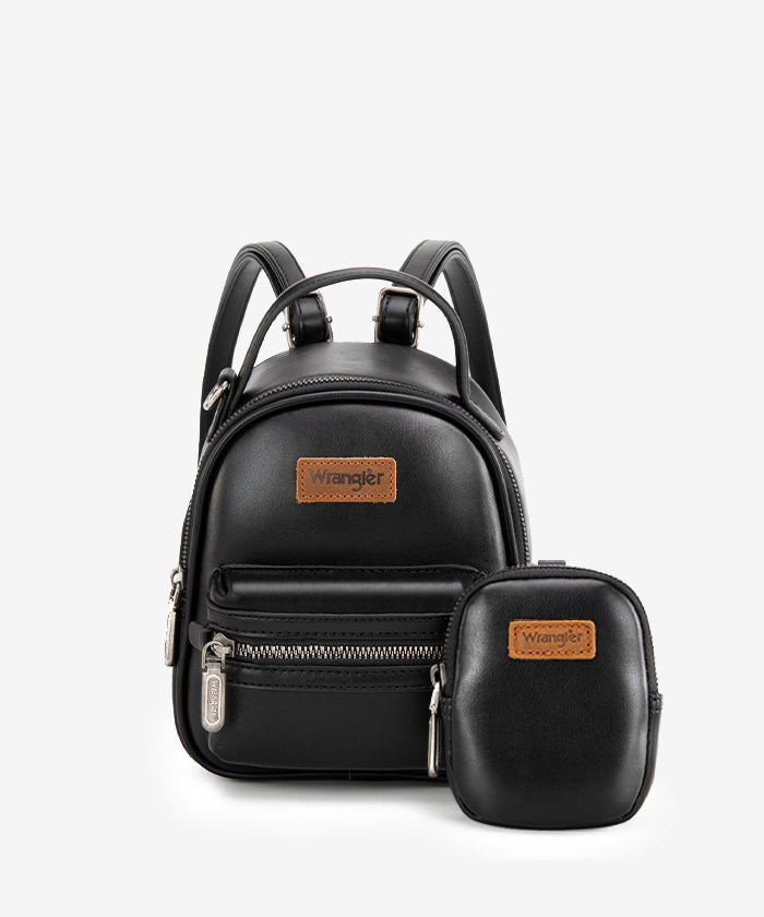 Wrangler Leather Mini Backpack