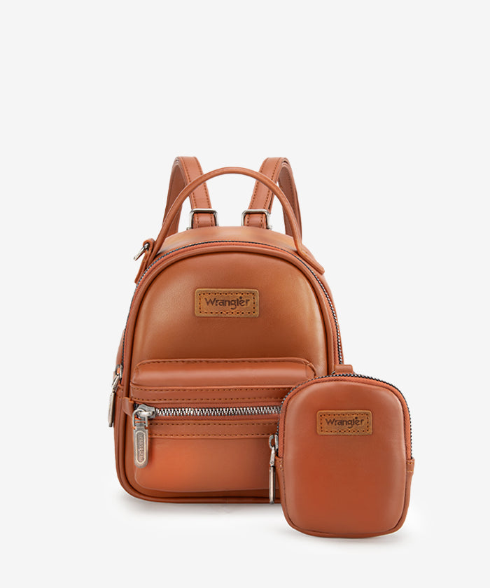 Wrangler Leather Mini Backpack