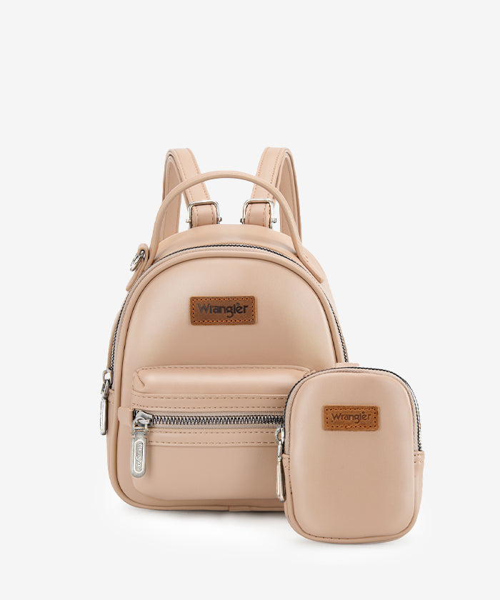 Wrangler Leather Mini Backpack
