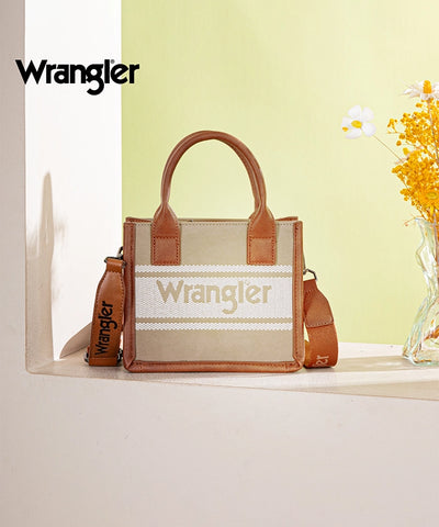 Wrangler Embroidered Canva Crossbody Bag