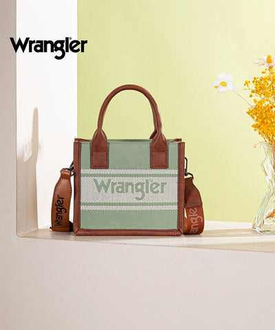 Wrangler Embroidered Canva Crossbody Bag