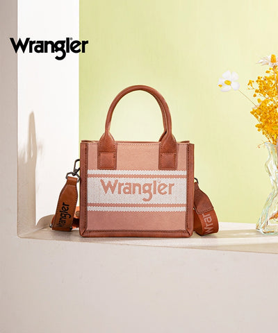 Wrangler Embroidered Canva Crossbody Bag