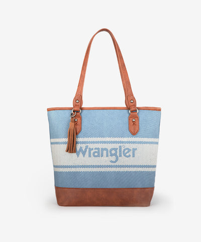 Wrangler Embroidered Canva Tote Bag