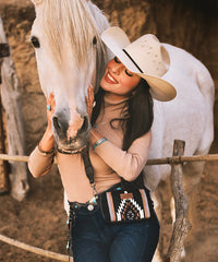 Wrangler Aztec Knitted Mini Crossbody-Country Glam Outfits