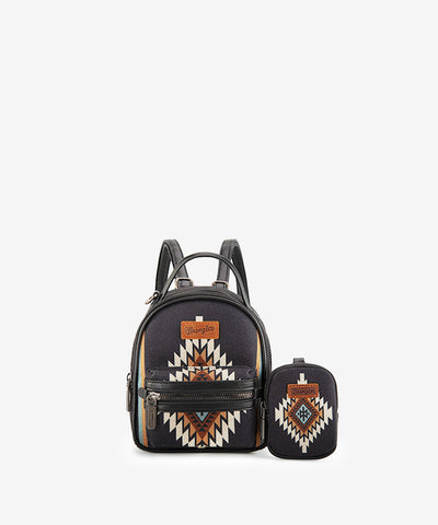 Wrangler Aztec Knitted Backpack